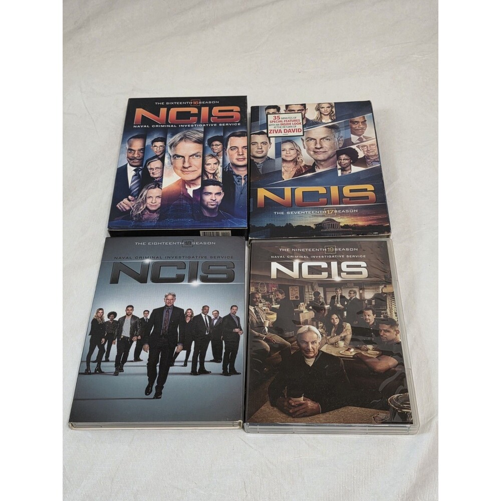 Lot of 4 NCIS DVDs Season 16,17,18,19